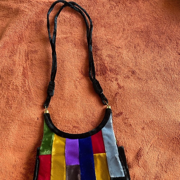 Vintage Suede shoulder bag - Picture 4 of 5